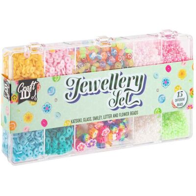 Creative Craft Group Sieraden set - 15 kralen Multi kleuren Creative Craft Group Sieraden set - 15 kralen Multi kleuren