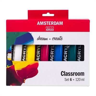 Royal Talens Amsterdam Acrylverf Educatie Set - Verfset Royal Talens Amsterdam Acrylverf Educatie Set - Verfset