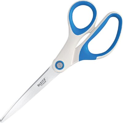 Leitz wow titanium roestvrijstalen schaar - blauw Leitz wow titanium roestvrijstalen schaar - blauw