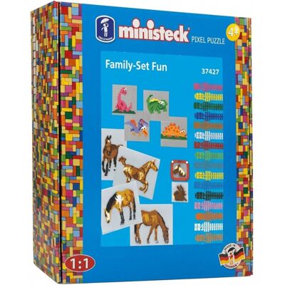Ministeck - mozaïek - family fun - xl box - 1800dlg. Ministeck - mozaïek - family fun - xl box - 1800dlg.