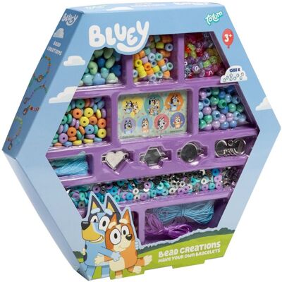 Totum Bluey kralen set voor armbandjes maken - 800-delig - speelgoed kinderen - knutselen - voor meisjes en jongens - ook voor kleuters - vanaf 3 jaar - Totum Bluey kralen set voor armbandjes maken - 800-delig - speelgoed kinderen - knutselen - voor meisjes en jongens - ook voor kleuters - vanaf 3 jaar -