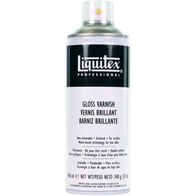 Liquitex 6625 vernis spray glans 400 ml - beschermende firnis voor acrylverf - hoogglans afwerking Liquitex 6625 vernis spray glans 400 ml - beschermende firnis voor acrylverf - hoogglans afwerking