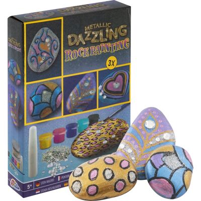 Grafix Stenen schilderen metallic Grafix Stenen schilderen metallic