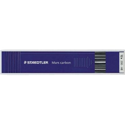 STAEDTLER Potloodstift mars carbon 2mm hb 12 stuks STAEDTLER Potloodstift mars carbon 2mm hb 12 stuks