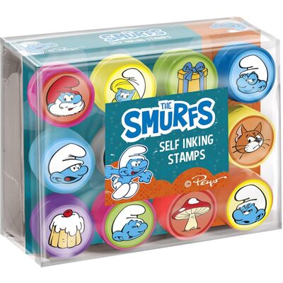 Totum De smurfen zelfinktende stempels - 12 stuks - speelgoed kinderen - knutselen - voor meisjes en jongens - ook voor kleuters - vanaf 3 jaar - Totum De smurfen zelfinktende stempels - 12 stuks - speelgoed kinderen - knutselen - voor meisjes en jongens - ook voor kleuters - vanaf 3 jaar -
