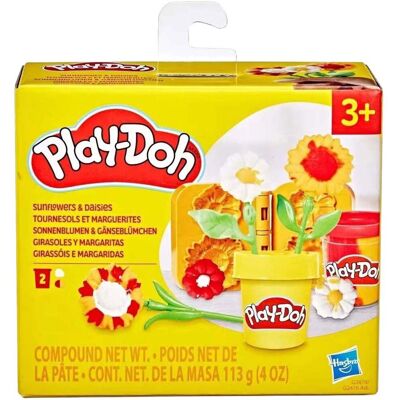 Play-Doh klei speelset zonnebloemen en madeliefjes - creatief speelgoed. Multi kleuren Play-Doh klei speelset zonnebloemen en madeliefjes - creatief speelgoed. Multi kleuren