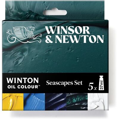 Winsor & Newton 1490715 winton olieverf set seascape 5x37ml - olieverf voor zee, lucht & landschap Winsor & Newton 1490715 winton olieverf set seascape 5x37ml - olieverf voor zee, lucht & landschap