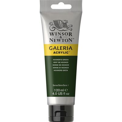 Winsor & Newton Galeria Acrylverf - Hoge pigmentatie, lichtvast, 120 ml, Hooker’s groen Winsor & Newton Galeria Acrylverf - Hoge pigmentatie, lichtvast, 120 ml, Hooker’s groen