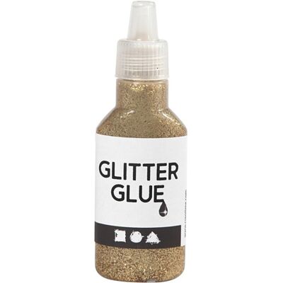 Creativ Company Glitterlijm goud, 25ml Goud Creativ Company Glitterlijm goud, 25ml Goud