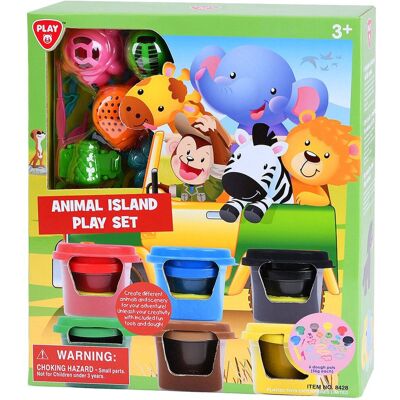 Play Animal Island Clay-Set - Creatief spel voor kinderen Play Animal Island Clay-Set - Creatief spel voor kinderen
