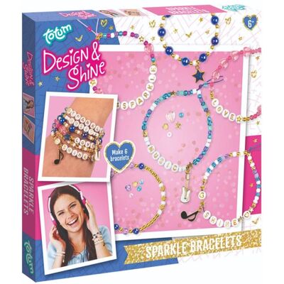Totum sprankelende armbanden maken multi kleuren Totum sprankelende armbanden maken multi kleuren