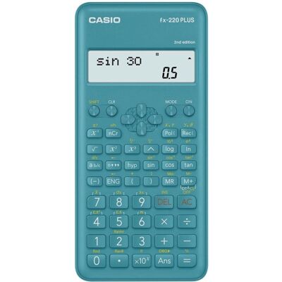 Casio fx-220 plus calculator pocket wetenschappelijke rekenmachine blauw Casio fx-220 plus calculator pocket wetenschappelijke rekenmachine blauw