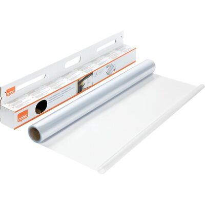 Nobo instant whiteboard droog-uitwisbare vellen op rol - 25 elektrostatische vellen - 60x80cm - transparant Nobo instant whiteboard droog-uitwisbare vellen op rol - 25 elektrostatische vellen - 60x80cm - transparant