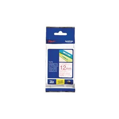 Brother Labeltape tze132 12mmx8m rood/transparant Brother Labeltape tze132 12mmx8m rood/transparant