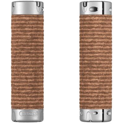 BROOKS Plump leather grips (130+130mm) - honey BROOKS Plump leather grips (130+130mm) - honey