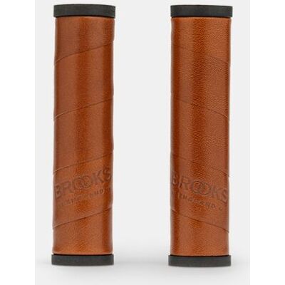 BROOKS Willow leather grip (130+130mm) - honey BROOKS Willow leather grip (130+130mm) - honey