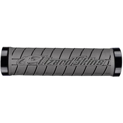LIZARD SKINS Logo - dual lock-on - graphite LIZARD SKINS Logo - dual lock-on - graphite