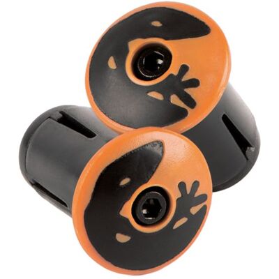LIZARD SKINS Dsp bar tape plugs - tangerine LIZARD SKINS Dsp bar tape plugs - tangerine