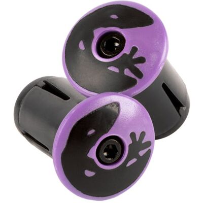 LIZARD SKINS Dsp bar tape plugs - violet purple LIZARD SKINS Dsp bar tape plugs - violet purple