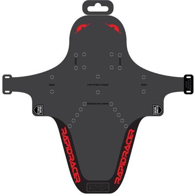 RapidRacerProducts EnduroGuard Grote Rood Mountainbike Mudguard RapidRacerProducts EnduroGuard Grote Rood Mountainbike Mudguard