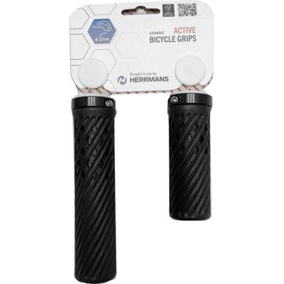 Herrmans handvatset luna lockring 90/130mm zwart Zwart Herrmans handvatset luna lockring 90/130mm zwart Zwart