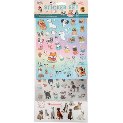 Creative Craft Group Stickerset honden, 100st. Multi kleuren Creative Craft Group Stickerset honden, 100st. Multi kleuren