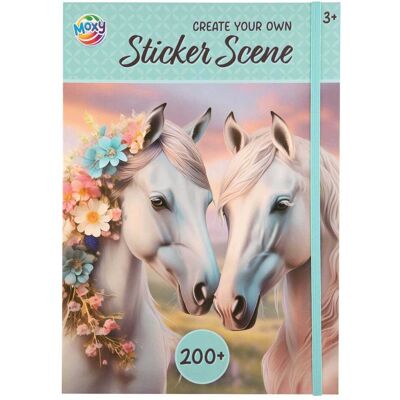 Creative Craft Group Sticker scene book a4, 200+ stickers Multi Kleuren Creative Craft Group Sticker scene book a4, 200+ stickers Multi Kleuren
