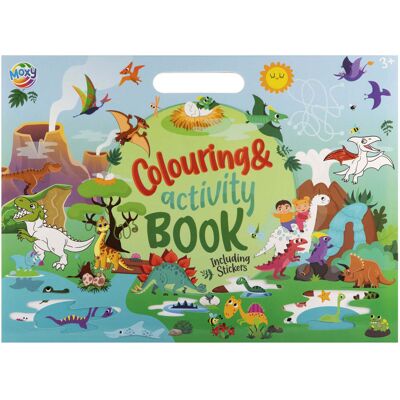 Creative Craft Group Kleur- & activiteitenboek incl. stickers 25 vellen - groen Multi kleuren Creative Craft Group Kleur- & activiteitenboek incl. stickers 25 vellen - groen Multi kleuren