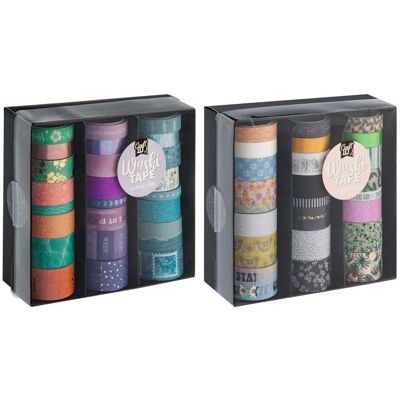 Creative Craft Group Washi tape 3m - 24st. Multi kleuren Creative Craft Group Washi tape 3m - 24st. Multi kleuren