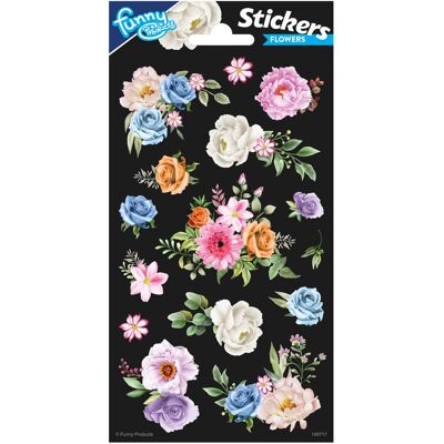 Totum Stickervel bloemen multi kleuren Totum Stickervel bloemen multi kleuren