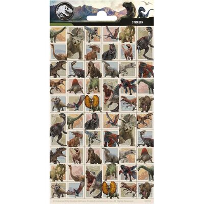 Totum Stickervel jurassic world multi kleuren Totum Stickervel jurassic world multi kleuren