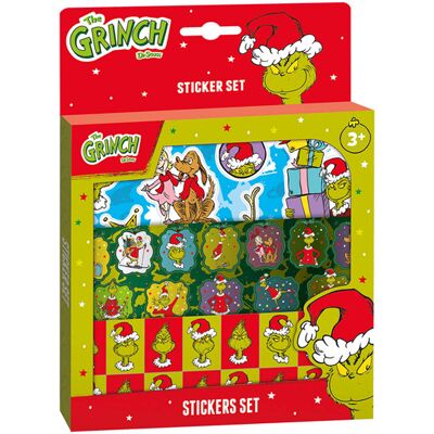 Creative Craft Group Totum stickerset grinch multi kleuren Creative Craft Group Totum stickerset grinch multi kleuren