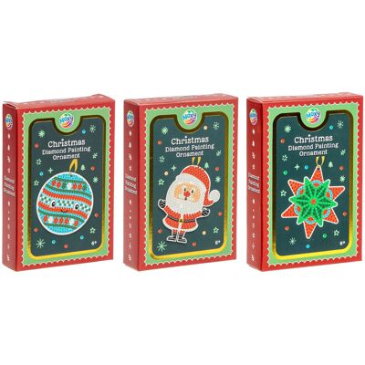 Creative Craft Group Diamond painting kerstornament Multi kleuren Creative Craft Group Diamond painting kerstornament Multi kleuren
