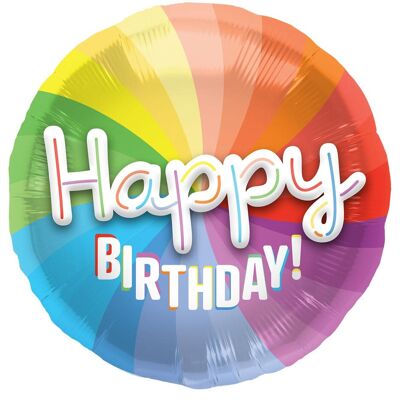 Folat BV - 3D Folieballon 'Happy Birthday' - 56cm - Balloon Folat BV - 3D Folieballon 'Happy Birthday' - 56cm - Balloon