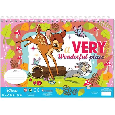 Disney Bambi kleurplaten met stencil en stickervel Disney Bambi kleurplaten met stencil en stickervel