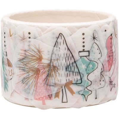 Colorations Washi Stickers Kerst Thema - 80 st. Colorations Washi Stickers Kerst Thema - 80 st.