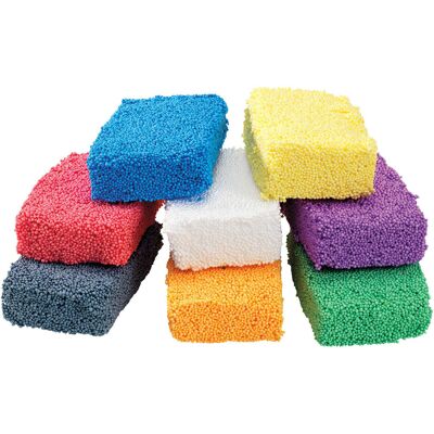 Colorations Foam Klei Kleur - Set van 8 Kleuren Creatief Colorations Foam Klei Kleur - Set van 8 Kleuren Creatief