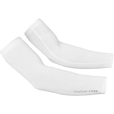 GripGrab - upf 50+ uv protect arm sleeves zomer fiets armstukken uv bescherming - unisex - wit GripGrab - upf 50+ uv protect arm sleeves zomer fiets armstukken uv bescherming - unisex - wit