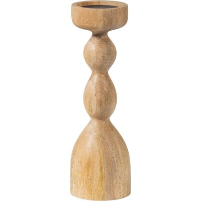 WOOOD liske kandelaar - mango hout - naturel - 35x11x11 WOOOD liske kandelaar - mango hout - naturel - 35x11x11