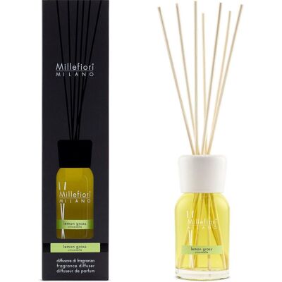 Millefiori milano geurstokjes 100 ml - lemon grass Millefiori milano geurstokjes 100 ml - lemon grass