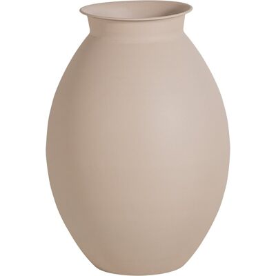 WOOOD caro vaas xxl - metaal - zand - 70x50x50 WOOOD caro vaas xxl - metaal - zand - 70x50x50