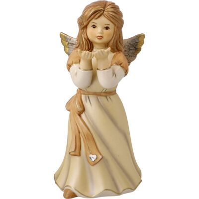 Goebel - kerst decoratief beeld / figuur engel doe een wens ii aardewerk - 15cm Goebel - kerst decoratief beeld / figuur engel doe een wens ii aardewerk - 15cm