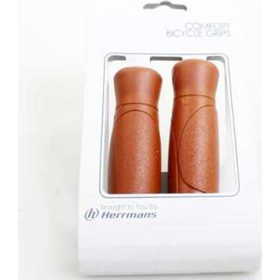Herrmans handvatten cut 93 120mm bruin Bruin Herrmans handvatten cut 93 120mm bruin Bruin