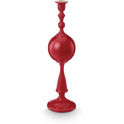 Pip Studio - love birds sphere - kandelaar - aluminium - donkerrood - 44 cm Pip Studio - love birds sphere - kandelaar - aluminium - donkerrood - 44 cm