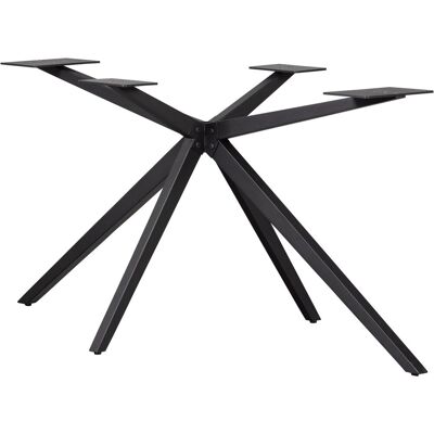 WOOOD holland kruispoot xl - metaal - zwart - 72x170x80 WOOOD holland kruispoot xl - metaal - zwart - 72x170x80