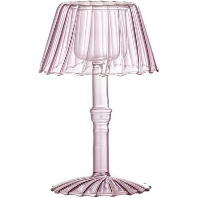 Bloomingville cisco votief - rose - glas Bloomingville cisco votief - rose - glas