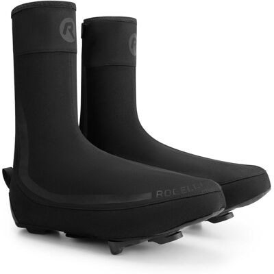 Rogelli essential dames en heren overschoenen - winddicht - zwart Rogelli essential dames en heren overschoenen - winddicht - zwart