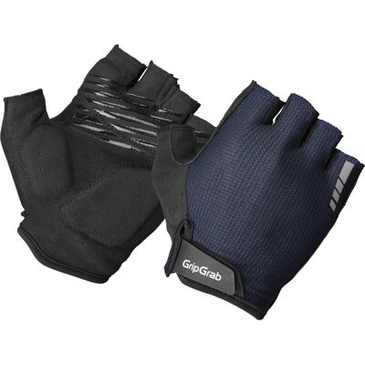 GripGrab - explr padded korte vinger zomer fietshandschoenen met padding - unisex - navy blauw GripGrab - explr padded korte vinger zomer fietshandschoenen met padding - unisex - navy blauw