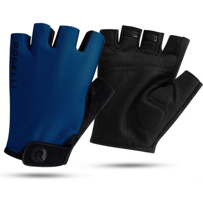 Rogelli core heren fietshandschoenen - zomer - korte vinger - donkerblauw Rogelli core heren fietshandschoenen - zomer - korte vinger - donkerblauw