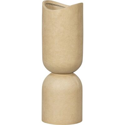 Woood Mosi - Vaas - Fibreclay natuurlijk - 75cm - Beige Woood Mosi - Vaas - Fibreclay natuurlijk - 75cm - Beige